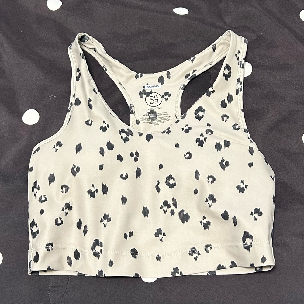 Leopard Print Crop Tank